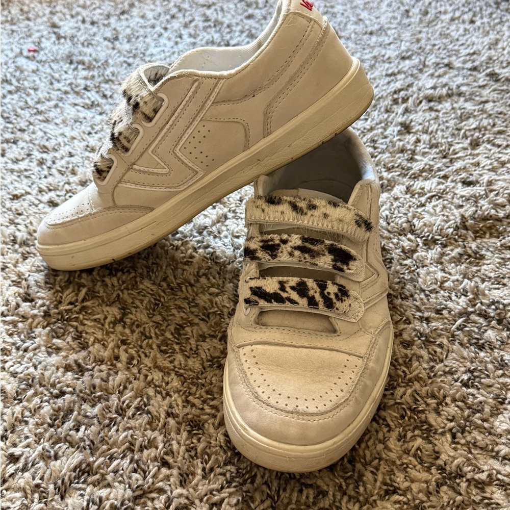 Vans White and Black Athletic Shoes